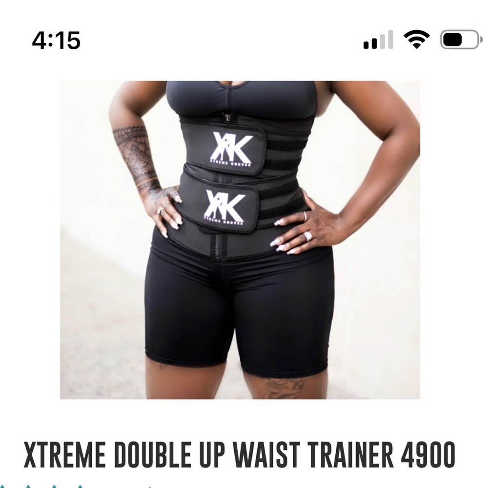 XTREME DOUBLE UP WAIST TRAINER SIZE SMALL